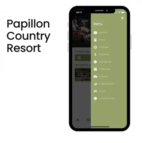 Nieuwe app voor Papillon Country Resort!